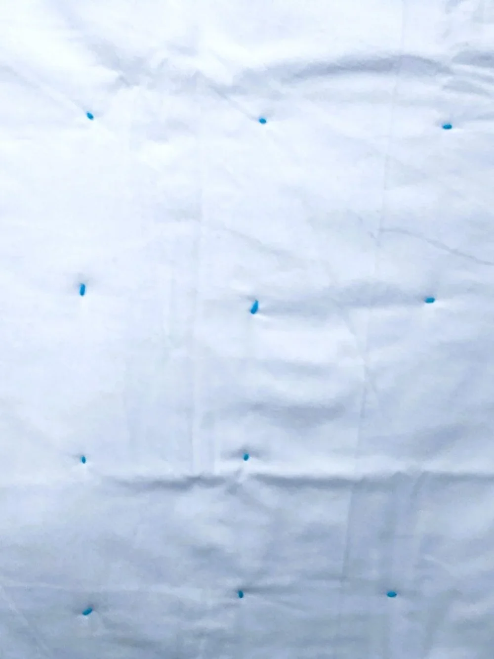 GOD LOVES YOU QUILT VIBRANT AS OCEAN COLOR VARIES SEA BLUE TO GREEN COMPLETE